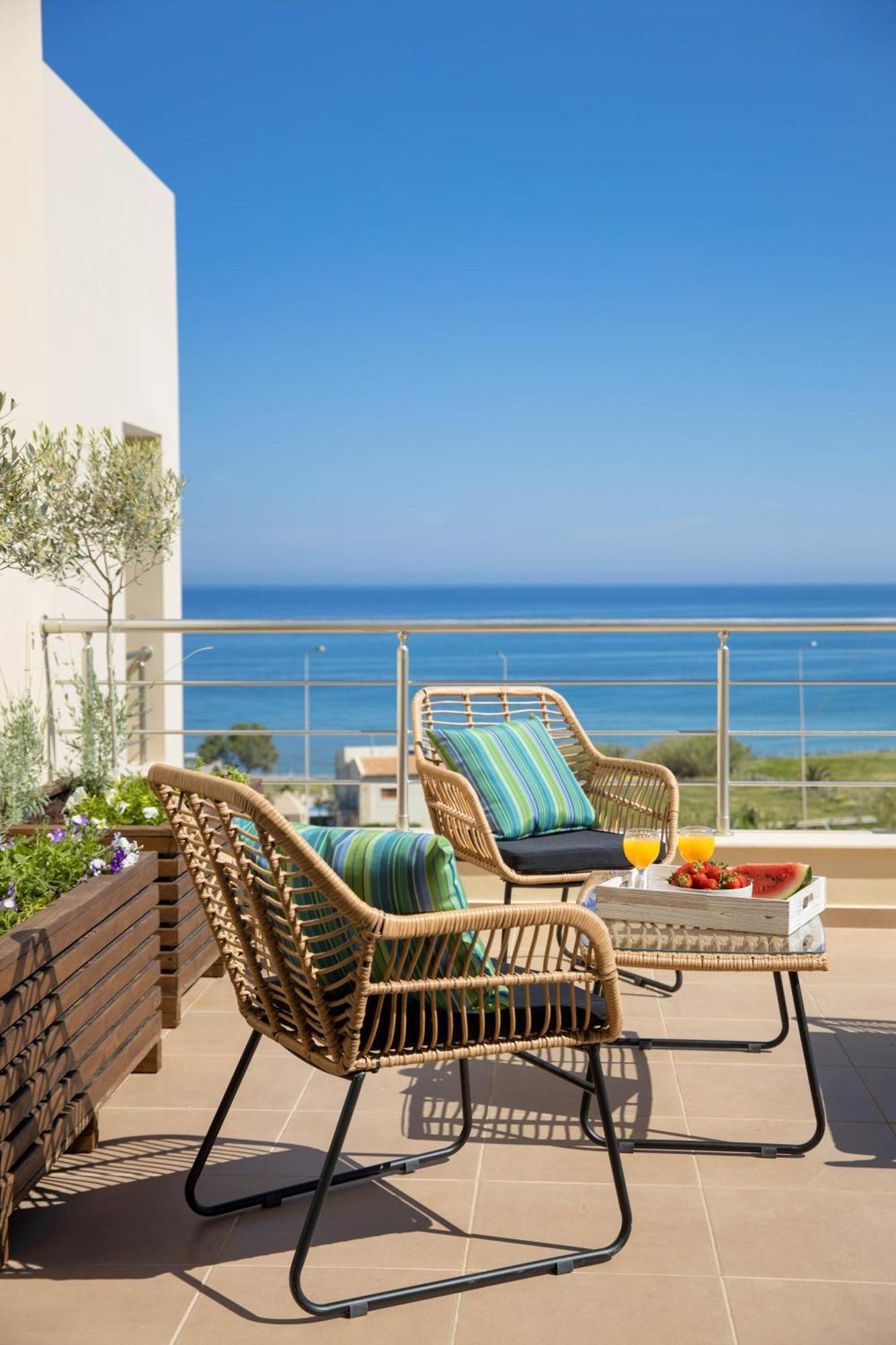 "Peach" - Sea View Maisonette By Sky Hill Resorts Pangalochori ภายนอก รูปภาพ