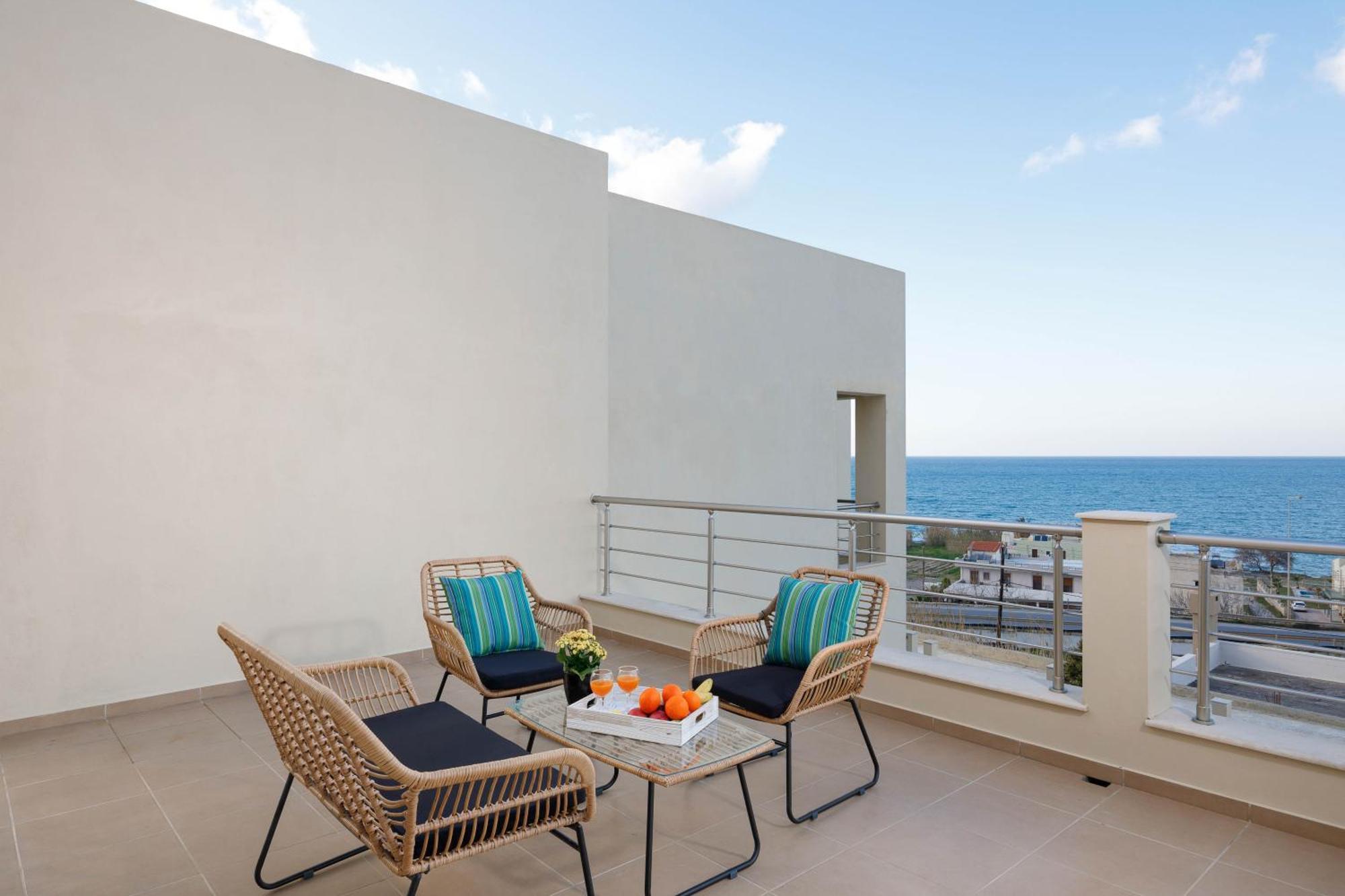 "Peach" - Sea View Maisonette By Sky Hill Resorts Pangalochori ภายนอก รูปภาพ