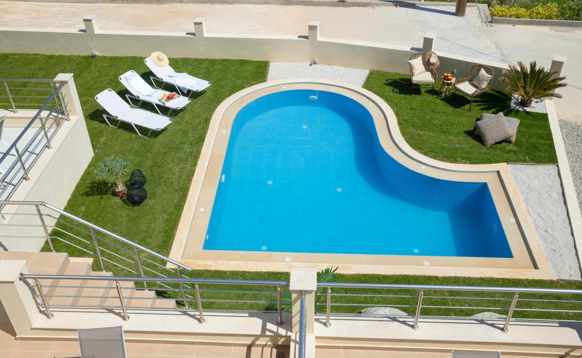 "Peach" - Sea View Maisonette By Sky Hill Resorts Pangalochori ภายนอก รูปภาพ