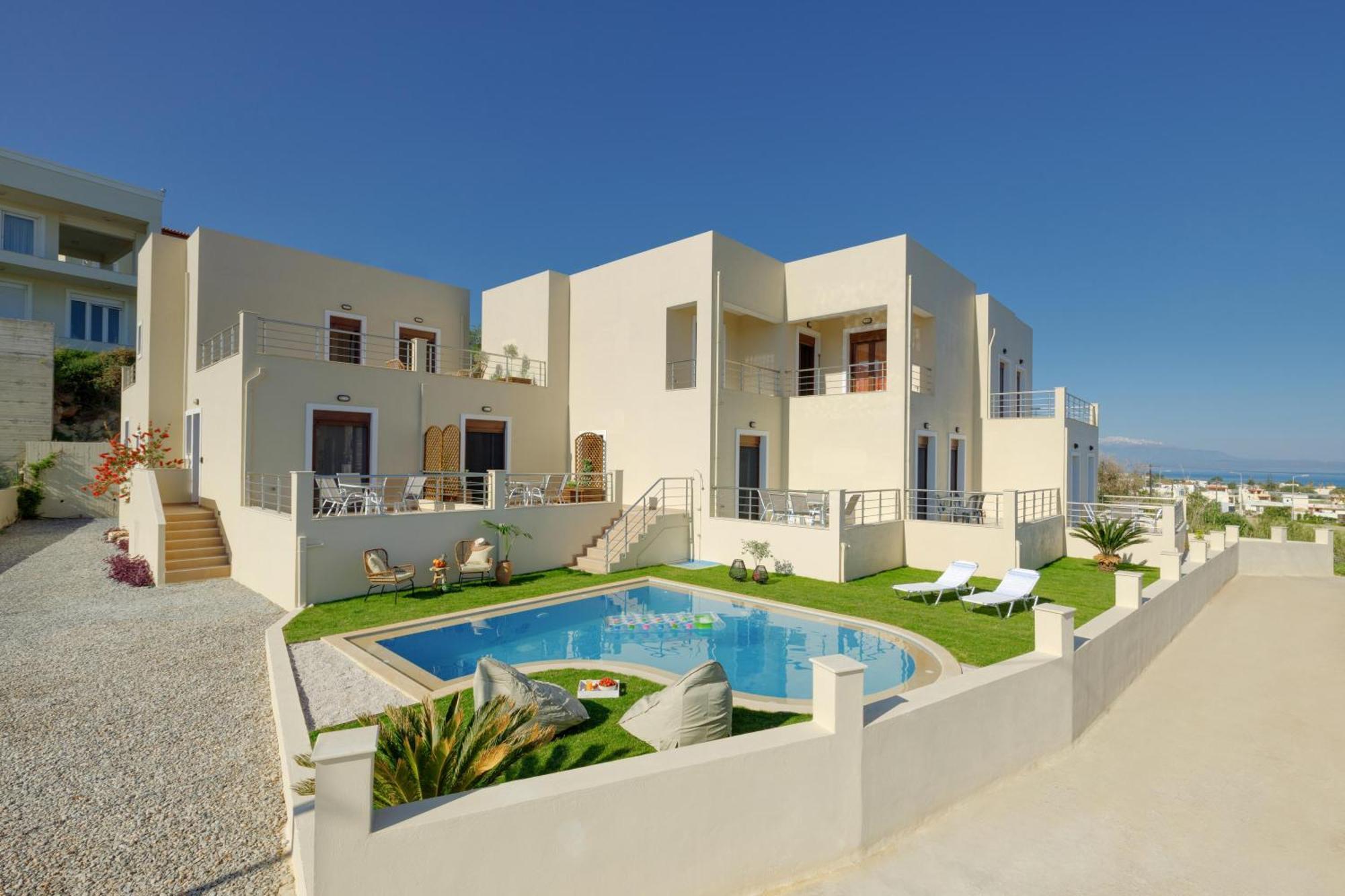 "Peach" - Sea View Maisonette By Sky Hill Resorts Pangalochori ภายนอก รูปภาพ