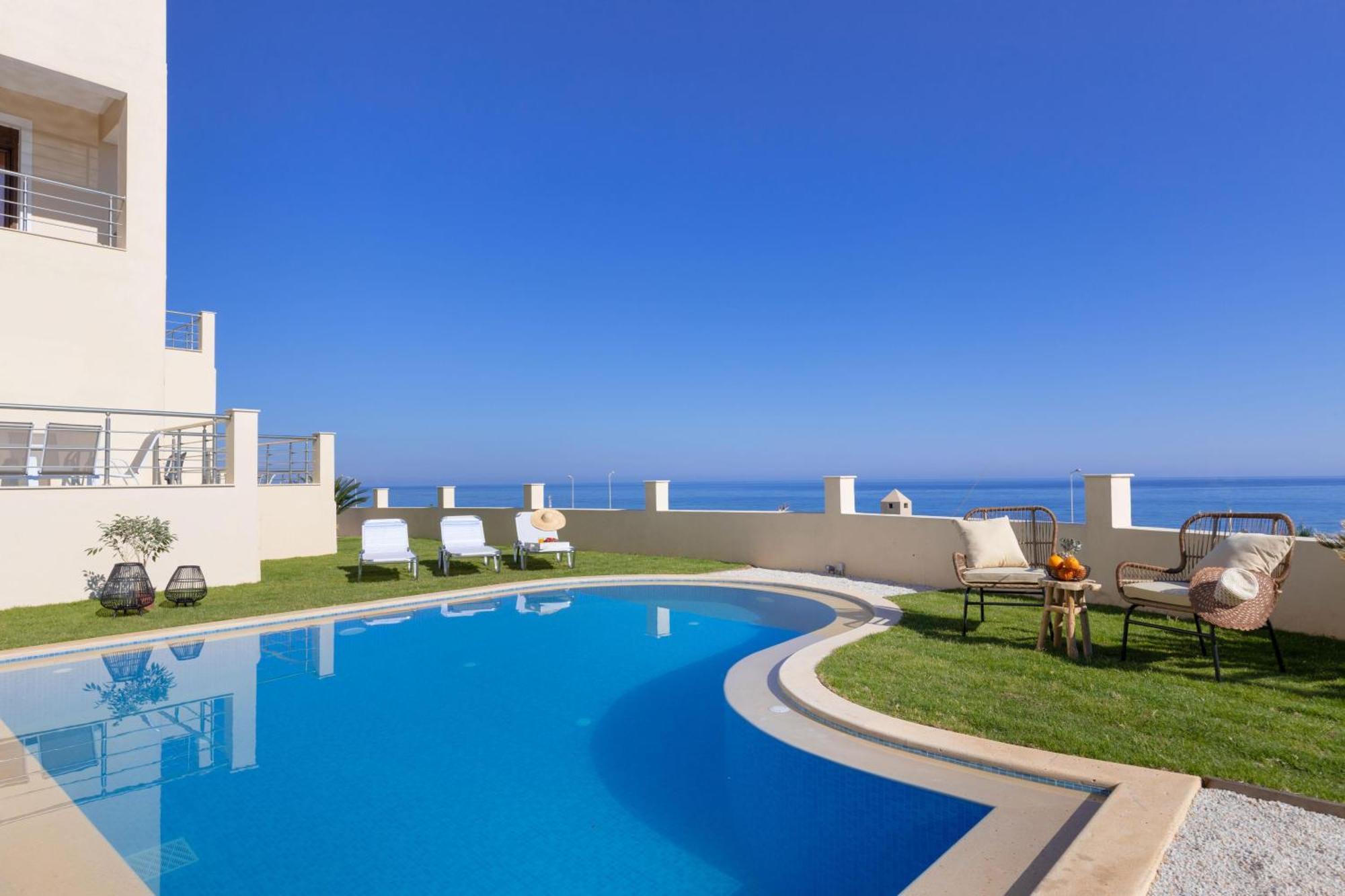 "Peach" - Sea View Maisonette By Sky Hill Resorts Pangalochori ภายนอก รูปภาพ