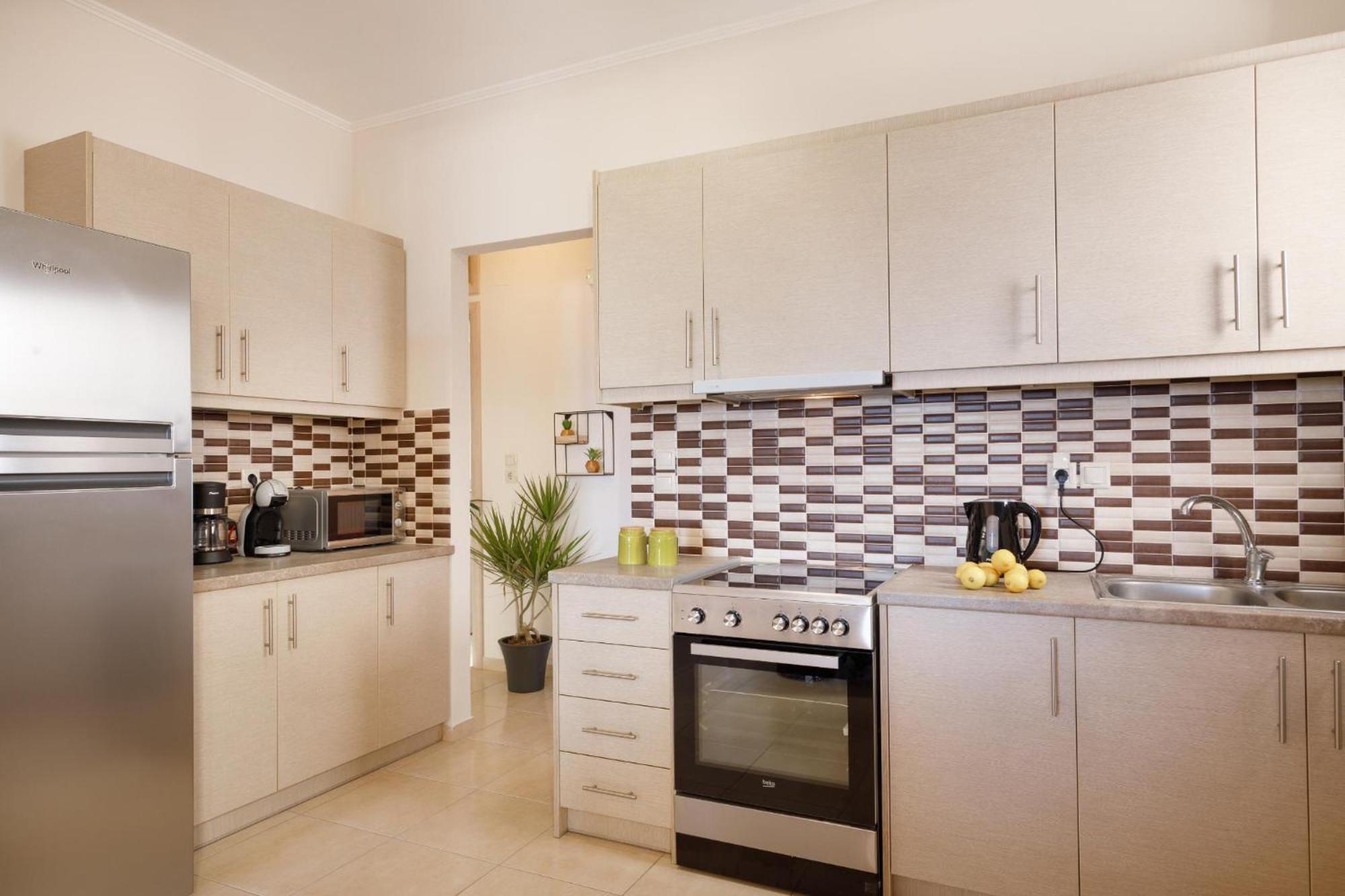 "Peach" - Sea View Maisonette By Sky Hill Resorts Pangalochori ภายนอก รูปภาพ