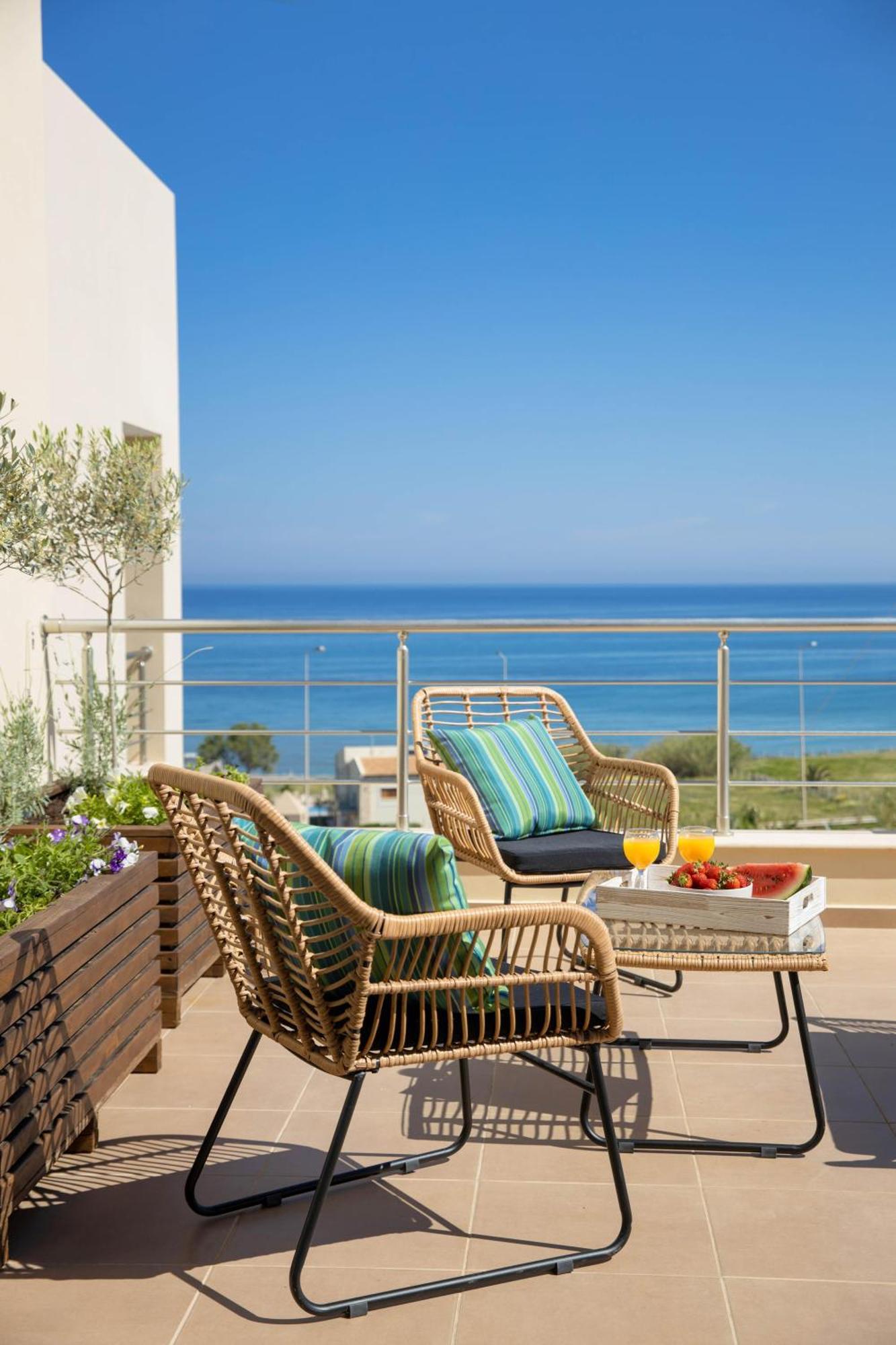 "Peach" - Sea View Maisonette By Sky Hill Resorts Pangalochori ภายนอก รูปภาพ